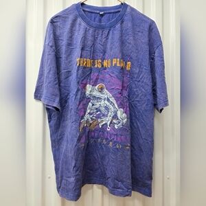 Men's Blue Graphic T-Shirt